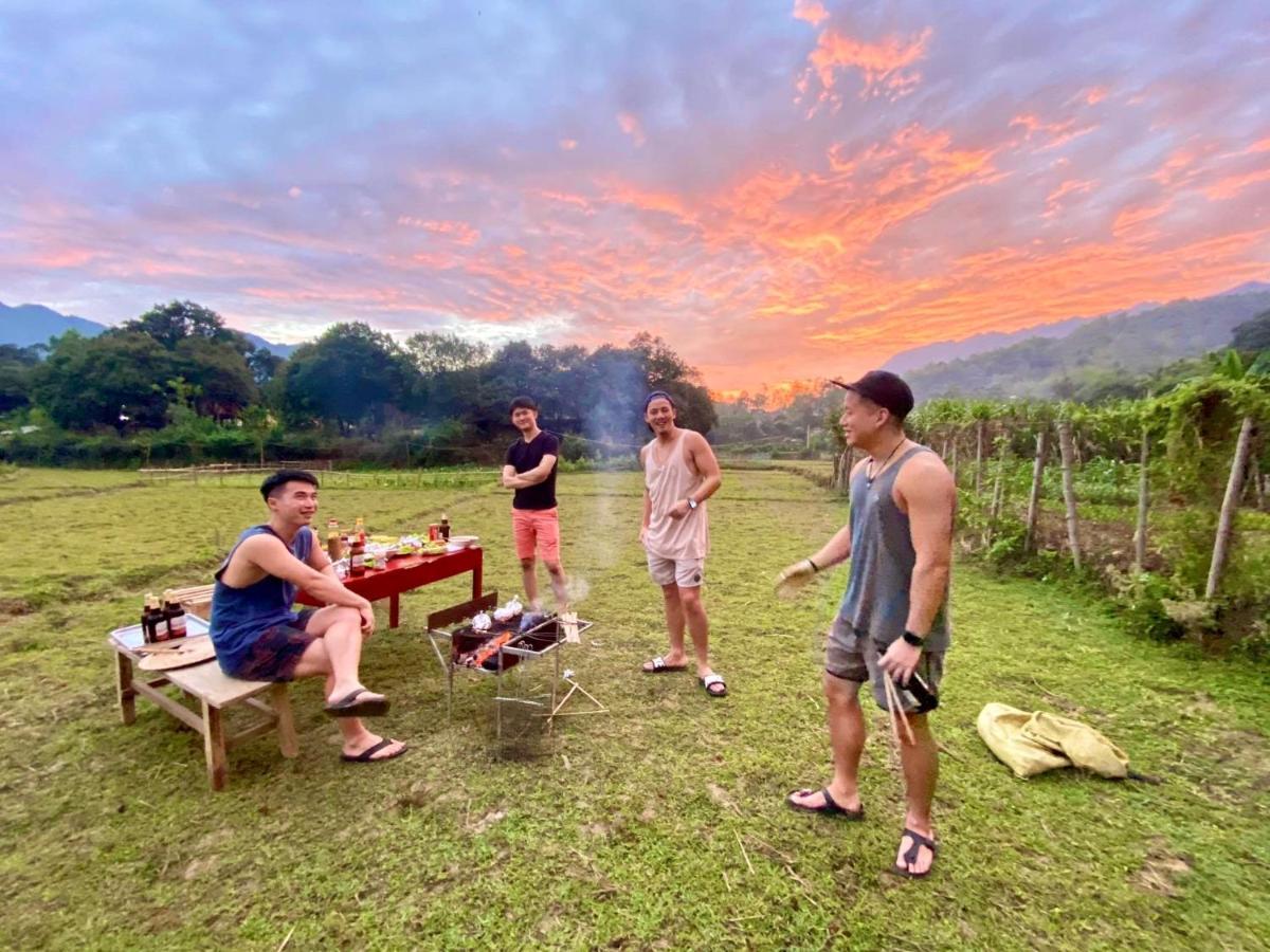 Meadow Mai Chau Homestay מראה חיצוני תמונה