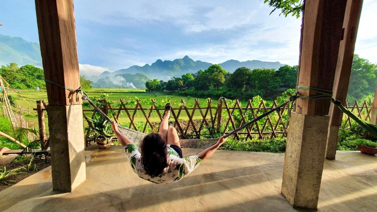 Meadow Mai Chau Homestay מראה חיצוני תמונה