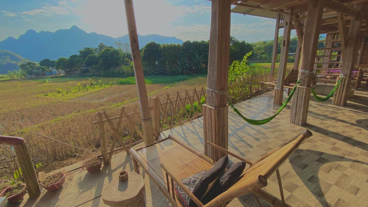 Meadow Mai Chau Homestay מראה חיצוני תמונה