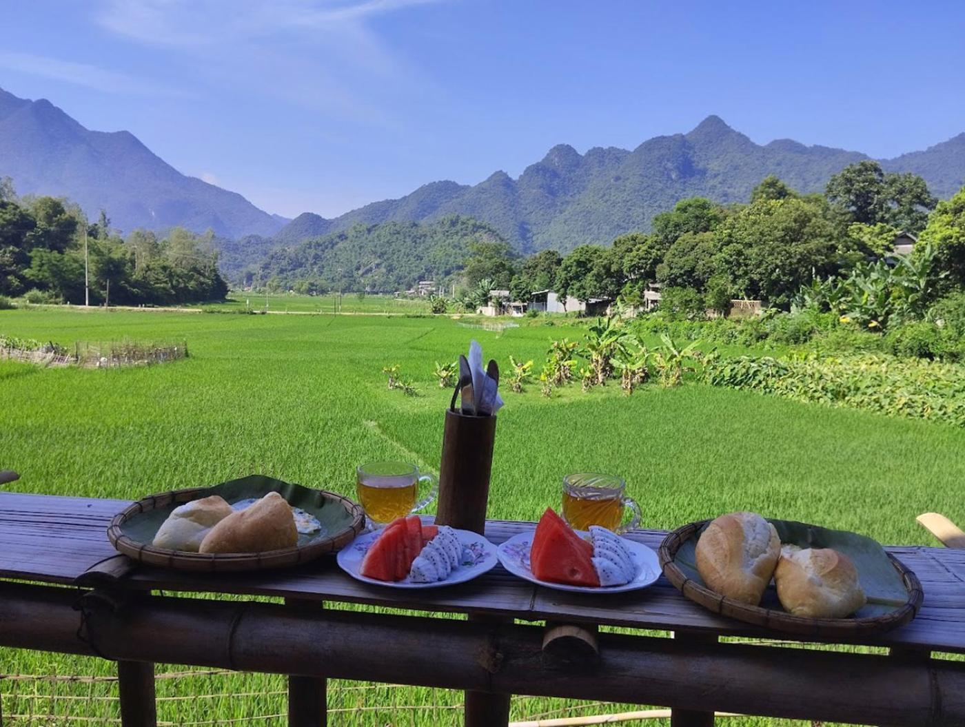 Meadow Mai Chau Homestay מראה חיצוני תמונה