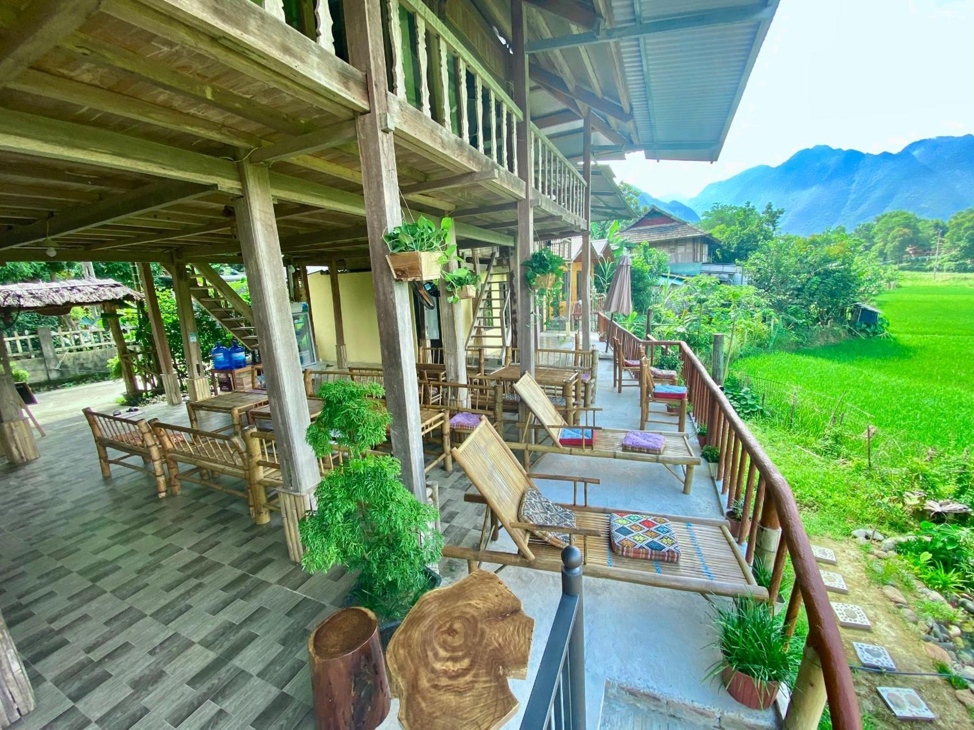 Meadow Mai Chau Homestay מראה חיצוני תמונה