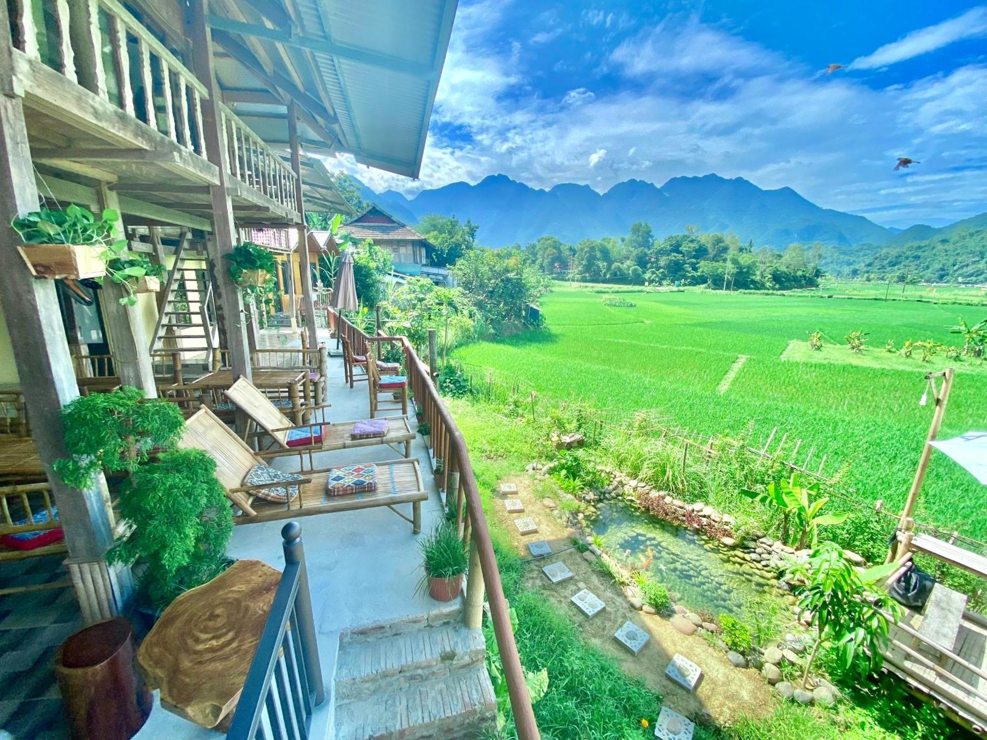 Meadow Mai Chau Homestay מראה חיצוני תמונה