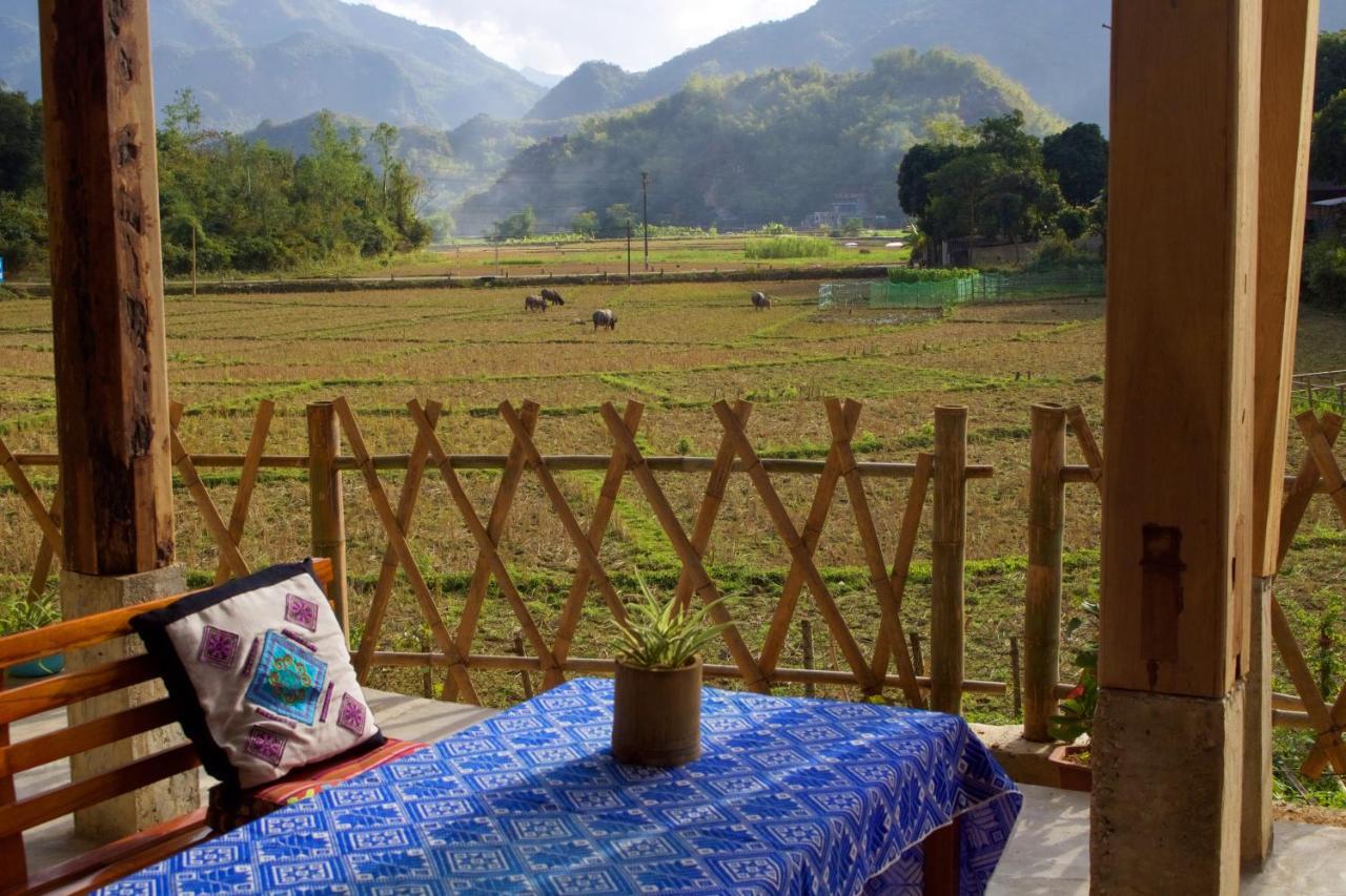 Meadow Mai Chau Homestay מראה חיצוני תמונה